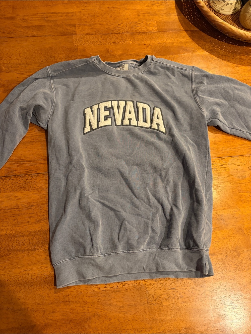 Comfort Colors Nevada Pullover Sweatshirt in Light Blue